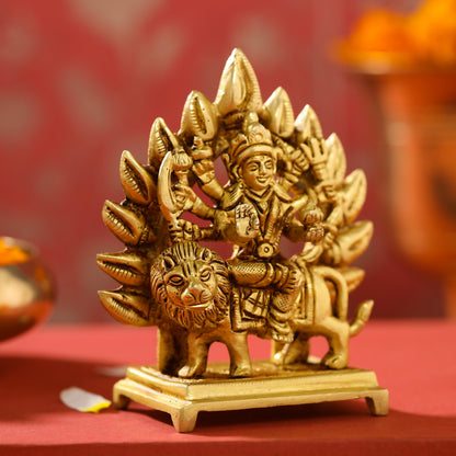 Brass Durga Devi Idol (4.5 Inch)