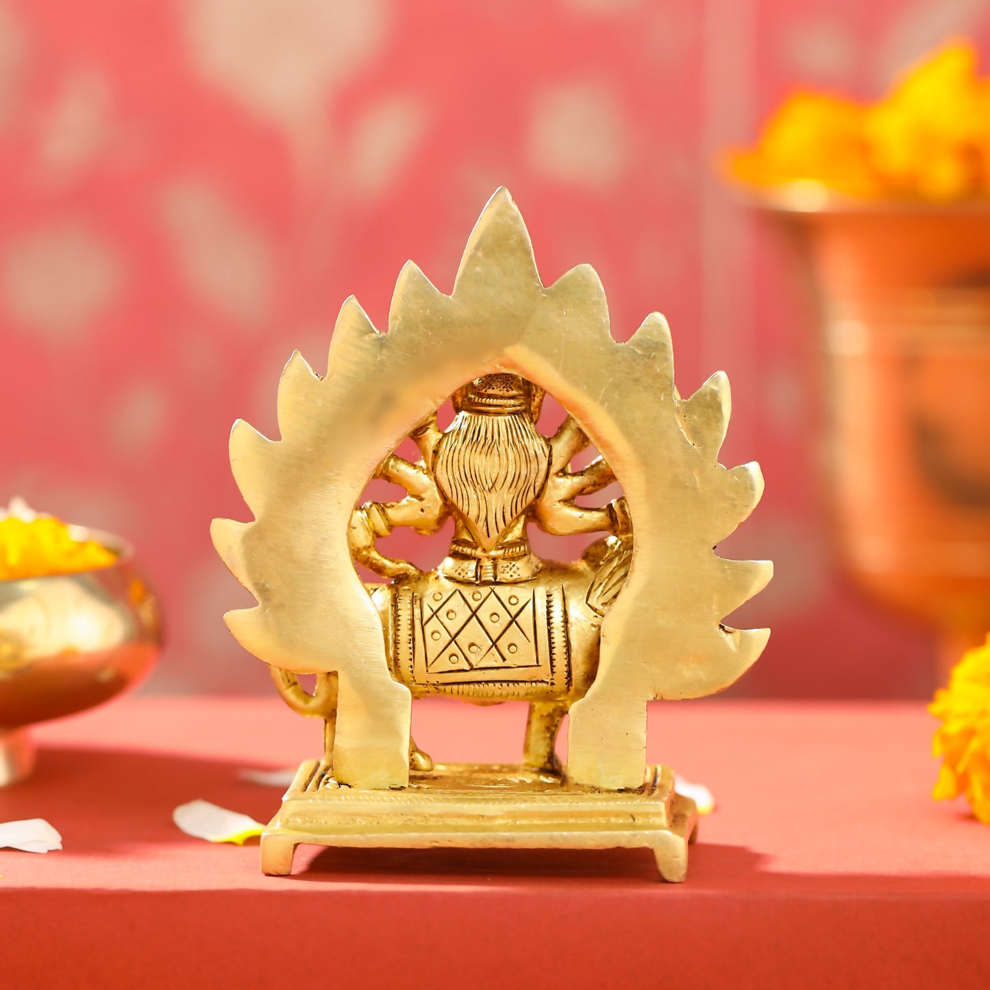 Brass Durga Devi Idol (4.5 Inch)