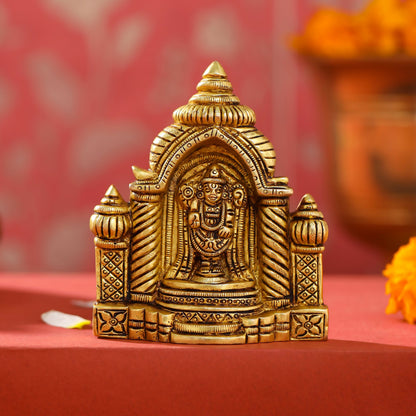 Brass Balaji Temple (4 Inch)