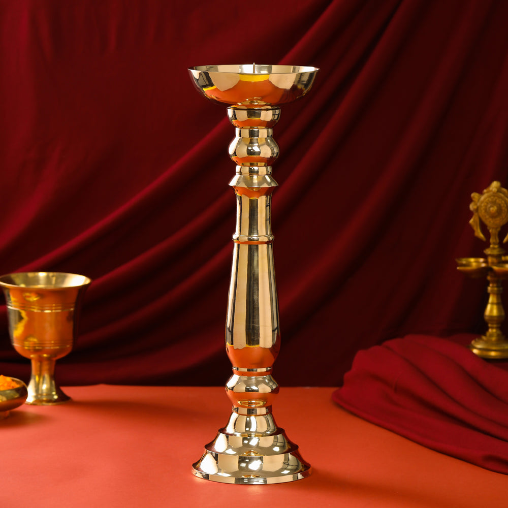 Brass Candle Stand Holder (18 Inch)