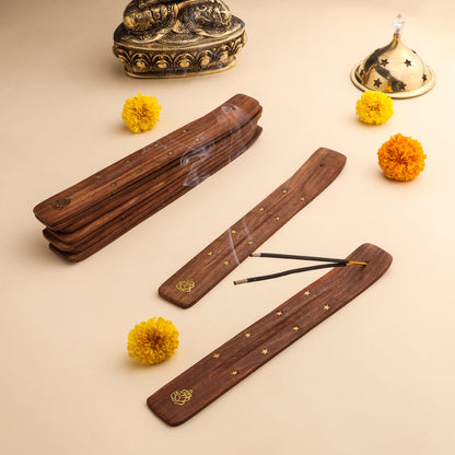 Wooden Incense Holder Sticks Set Of Ten