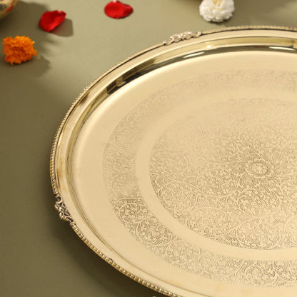 Brass Traditional Pooja Thal