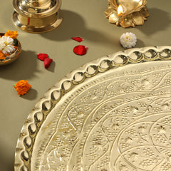 Brass Traditional Pooja Thal