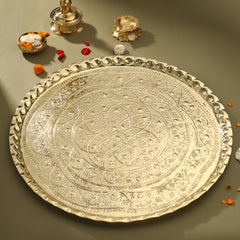 Brass Traditional Pooja Thal