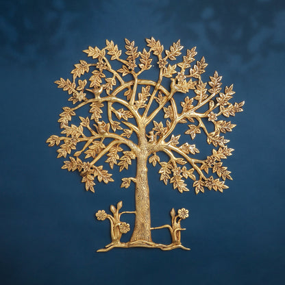 Brass Kalpvriksha Wall Hanging