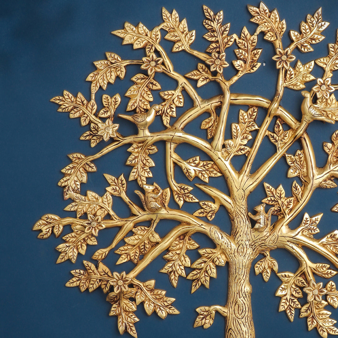 Brass Kalpvriksha Wall Hanging