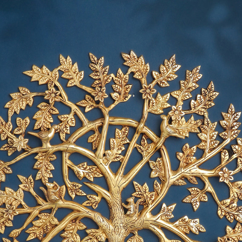 Brass Kalpvriksha Wall Hanging