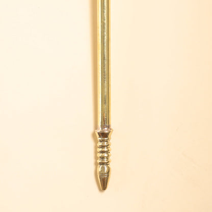 Brass Shiva's Damru Trishul With Bell