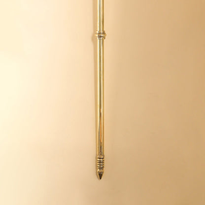 Brass Shiva's Damru Trishul With Bell