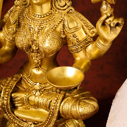 Brass Karumari Amman Statue (32 Inch)