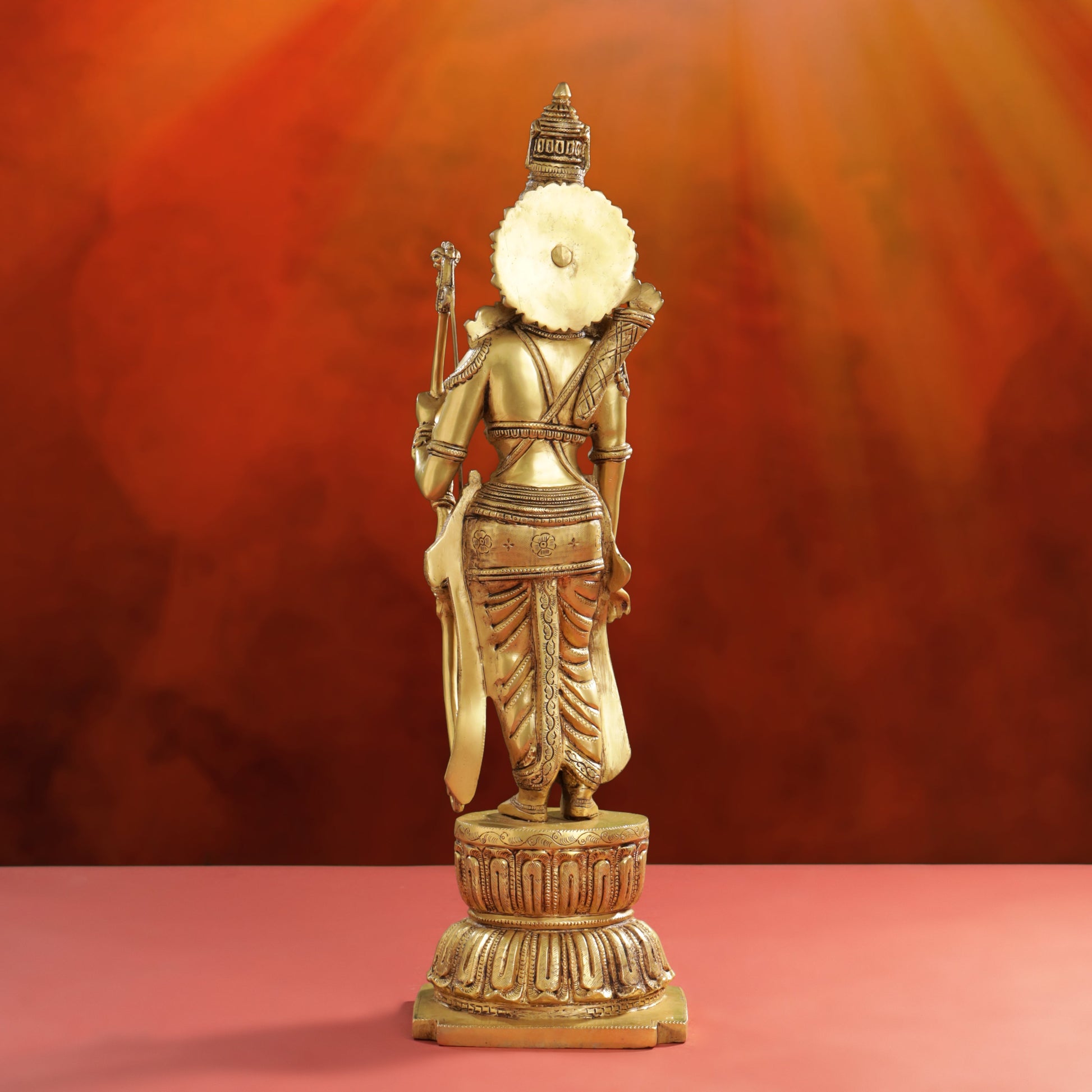 Brass Lord Ram Standing Statue  (24.5 Inch)