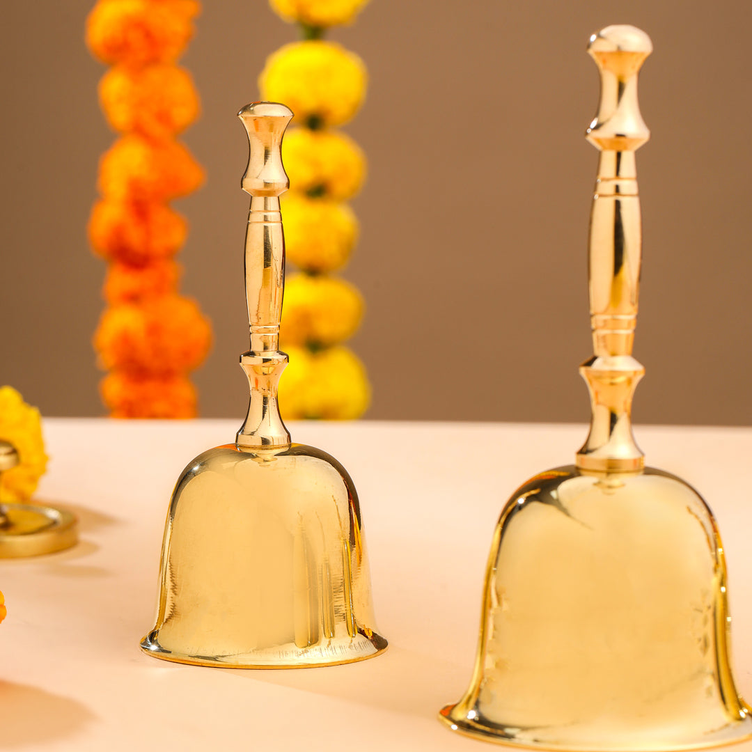 Brass Traditional Pooja Handbell