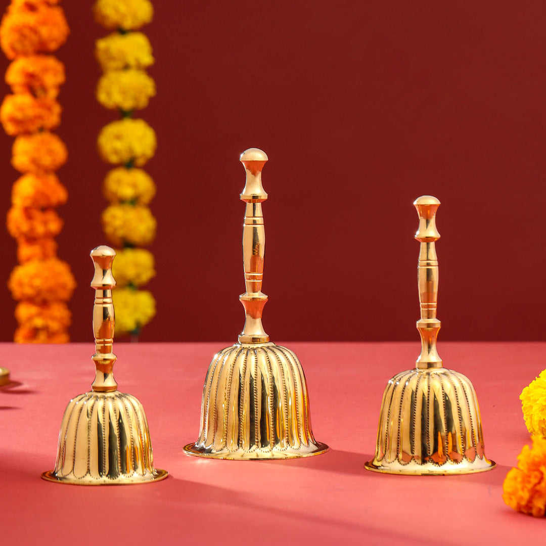 Brass Traditional Pooja Handbell