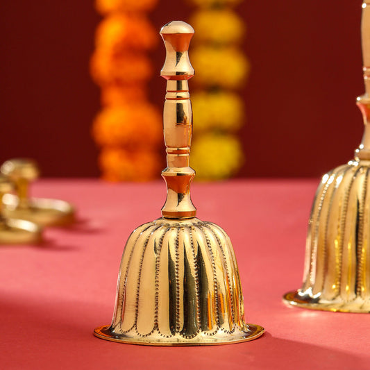 Brass Traditional Pooja Handbell