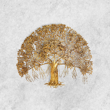 Brass Kalpvriksha Wall Hanging