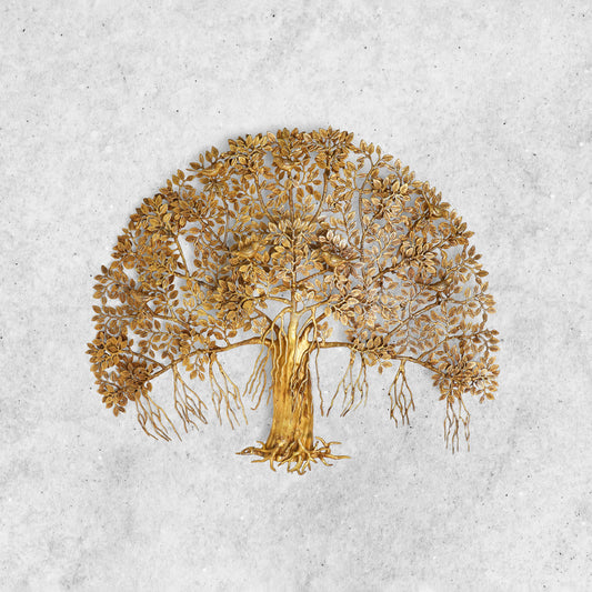 Brass Kalpvriksha Wall Hanging