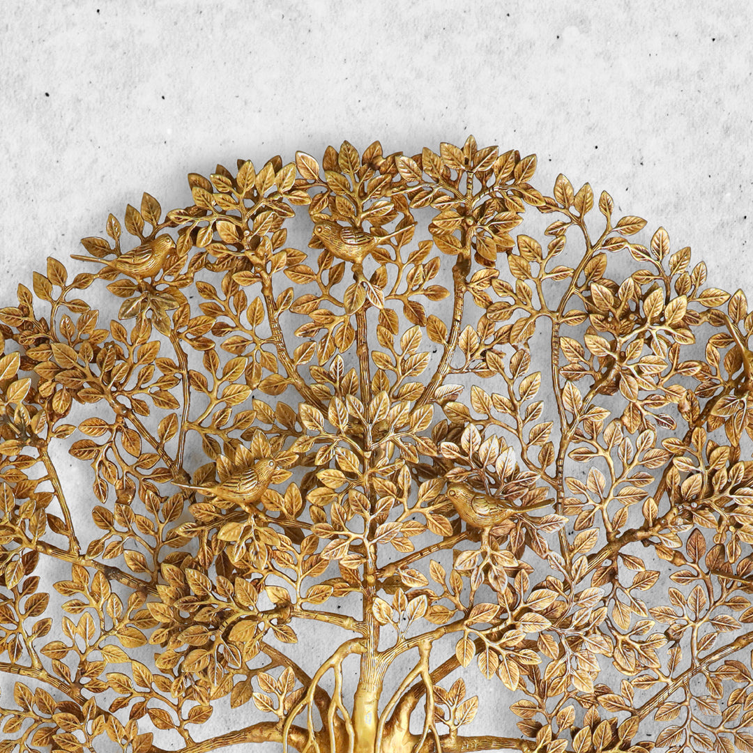 Brass Kalpvriksha Wall Hanging