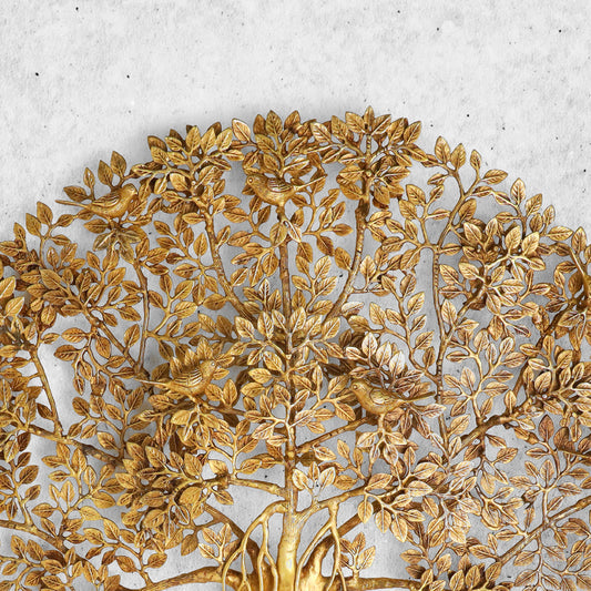 Brass Kalpvriksha Wall Hanging