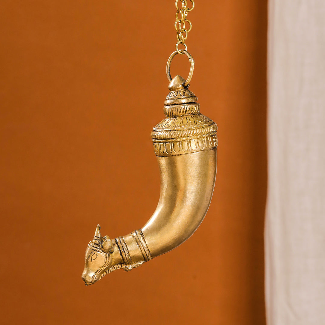 Brass Nandi Gangajali (12 Inch)