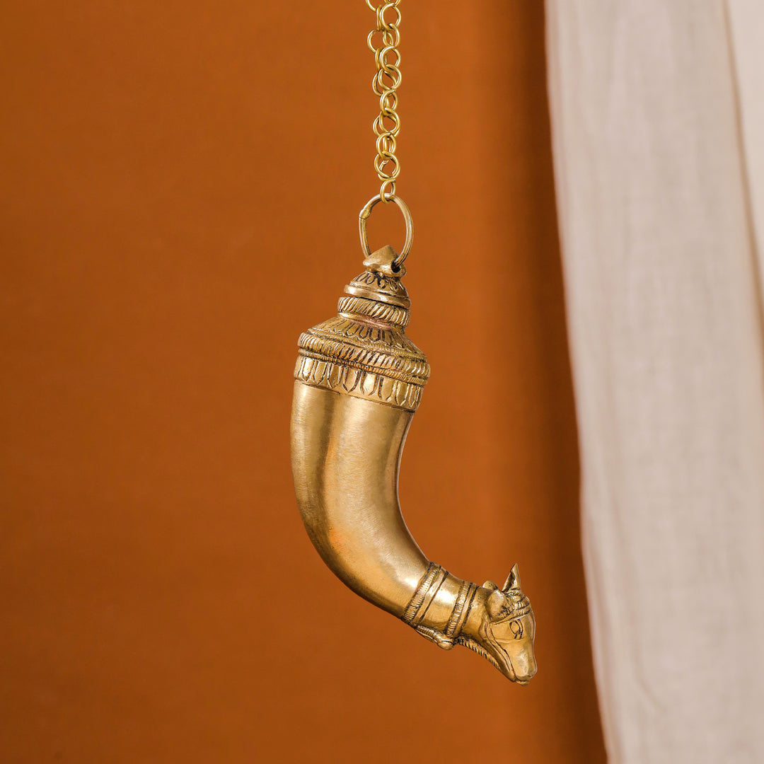 Brass Nandi Gangajali (12 Inch)