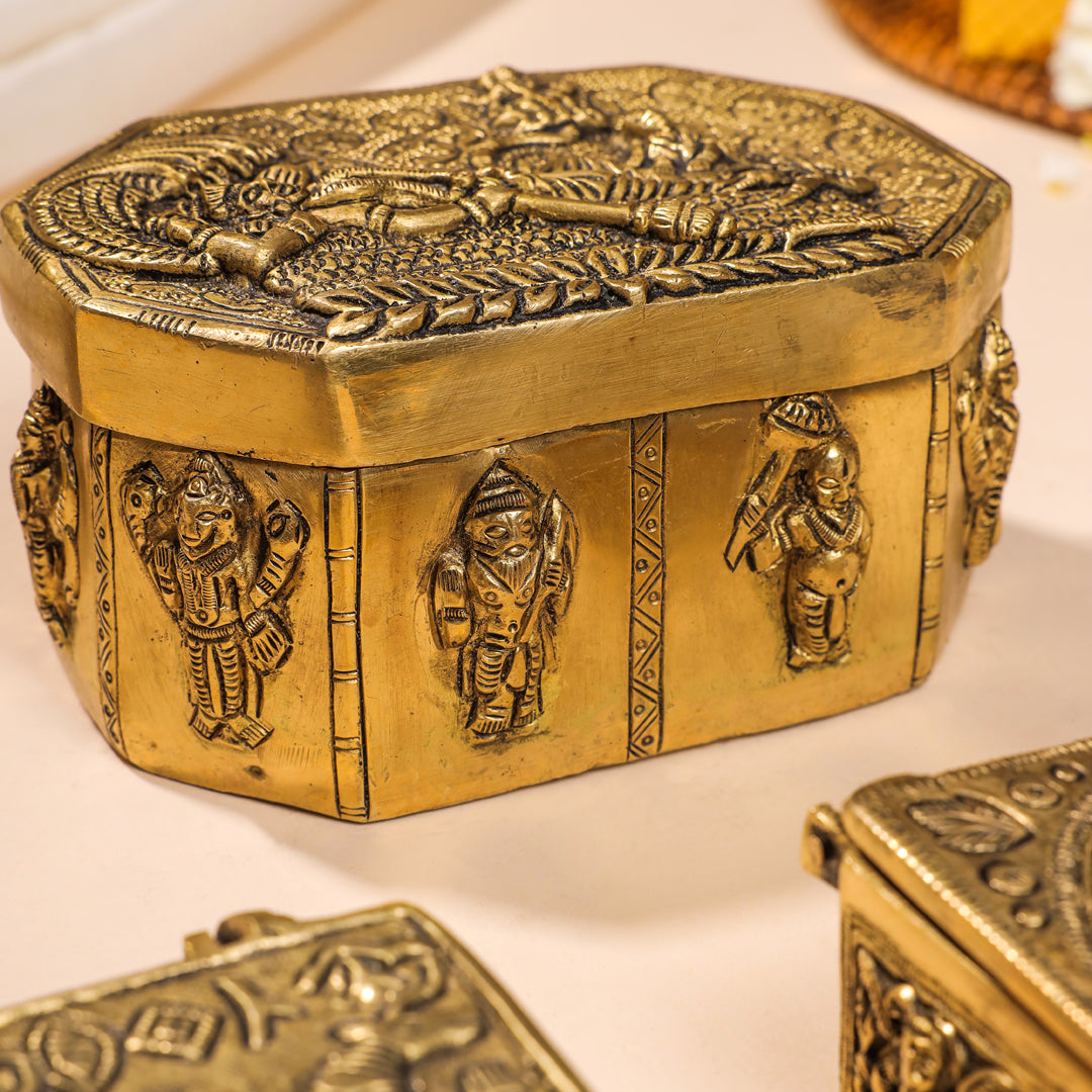 Brass Antique Multipurpose Box
