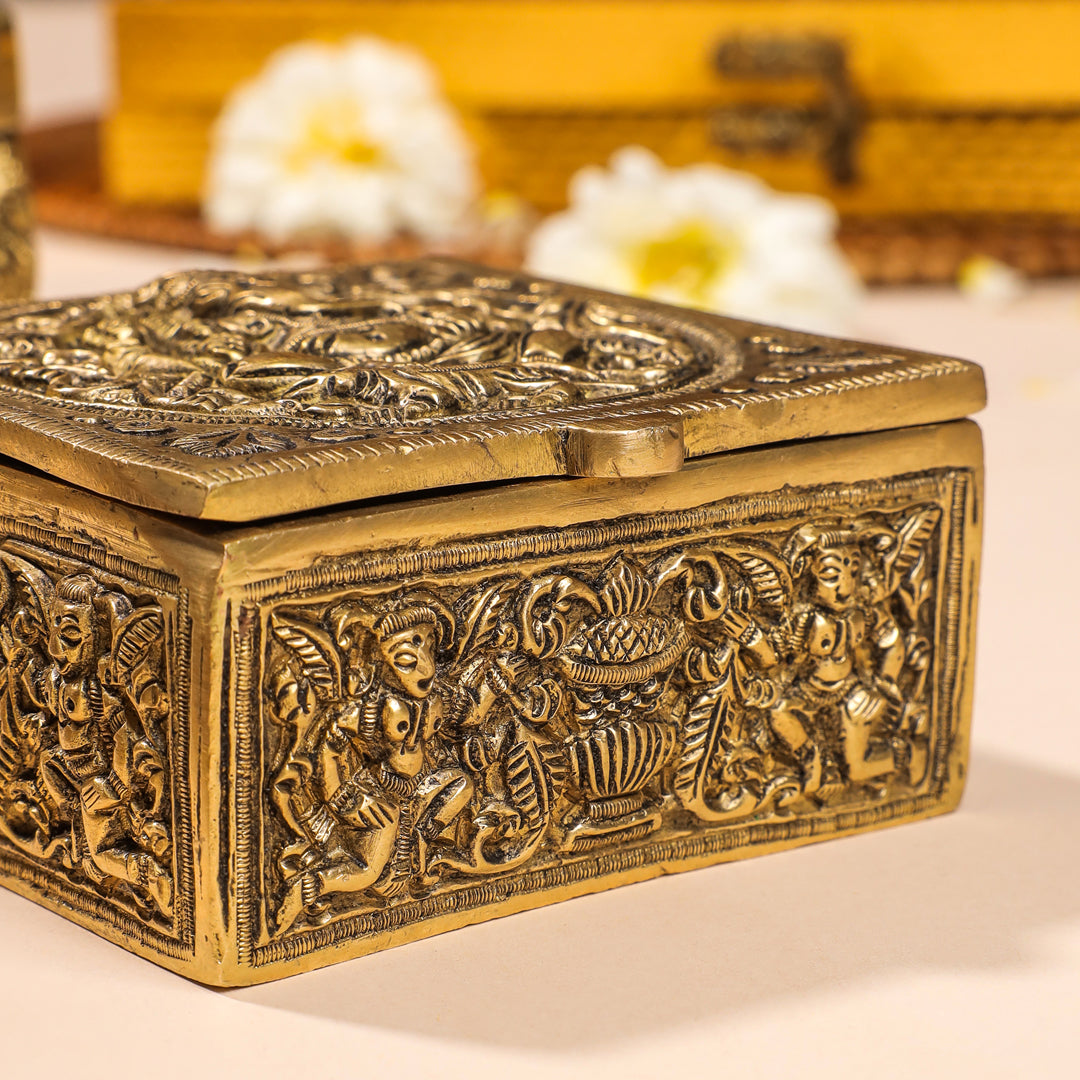 Brass Antique Multipurpose Box