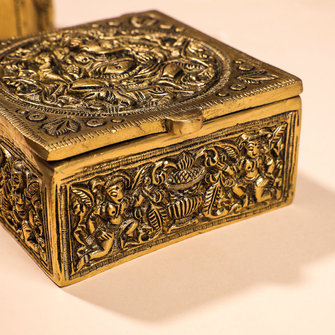 Brass Antique Multipurpose Box