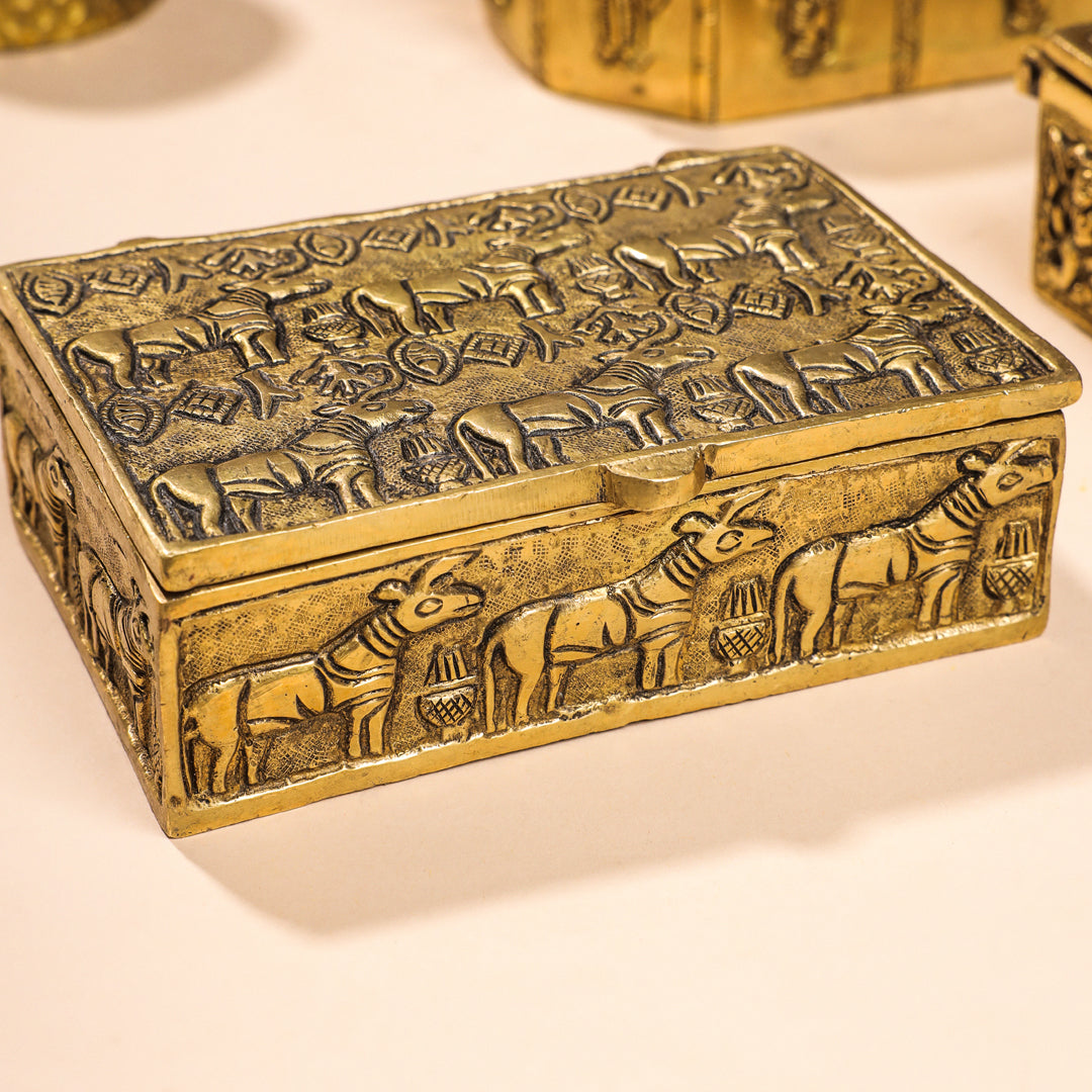 Brass Antique Multipurpose Box
