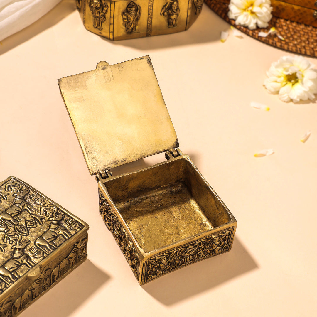 Brass Antique Multipurpose Box