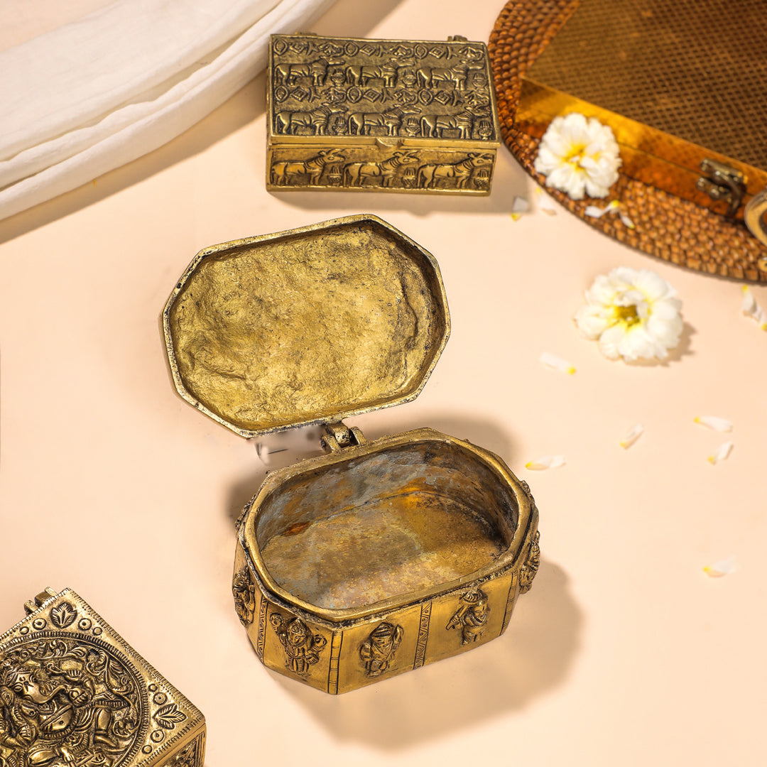 Brass Antique Multipurpose Box