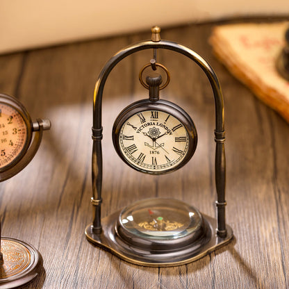 Brass Table Clock