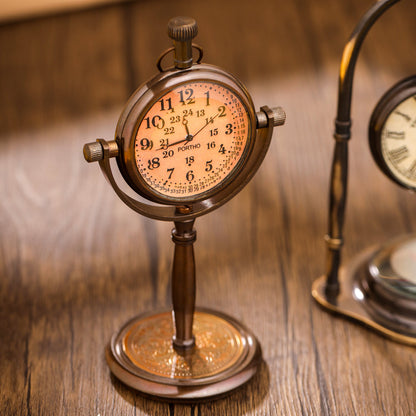 Brass Table Clock