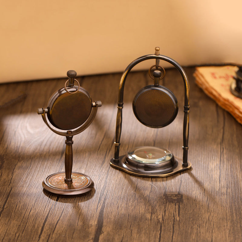 Brass Table Clock