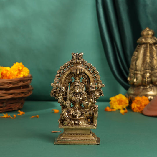 Brass Karumari Amman Idol (5.5 Inch)