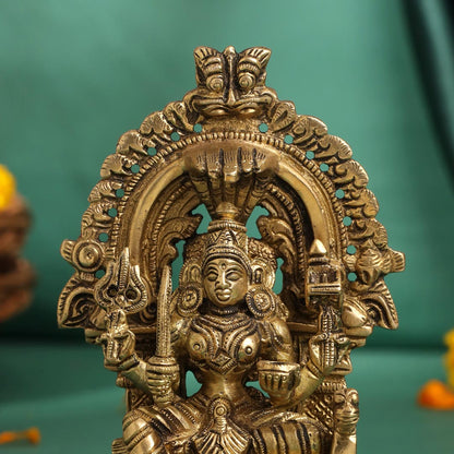 Brass Karumari Amman Idol (5.5 Inch)