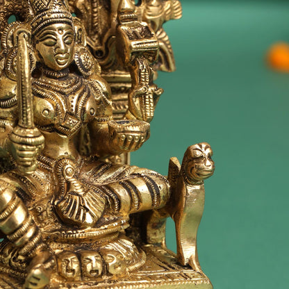 Brass Karumari Amman Idol (5.5 Inch)