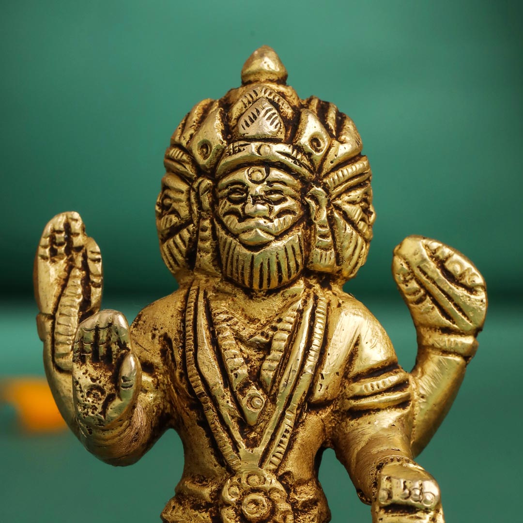 Brass Lord Brahma Statue