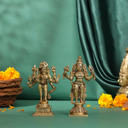 Brass Kal Bhairav Idol