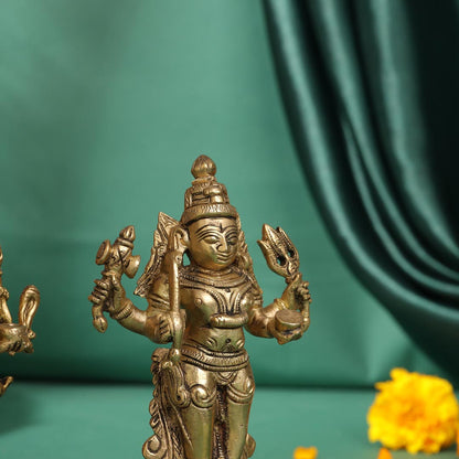 Brass Kal Bhairav Idol