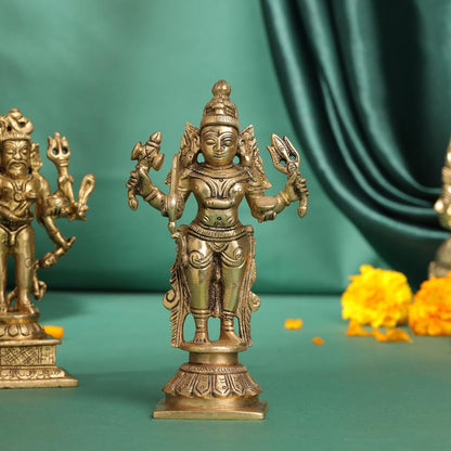 Brass Kal Bhairav Idol