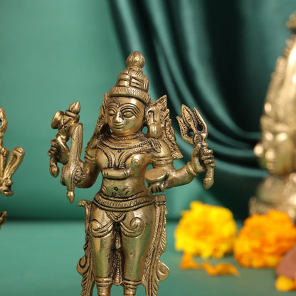 Brass Kal Bhairav Idol