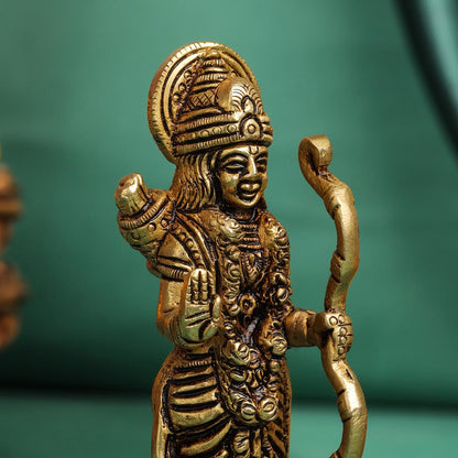 Brass Superfine Lord Ram Idol (4.5 Inch)