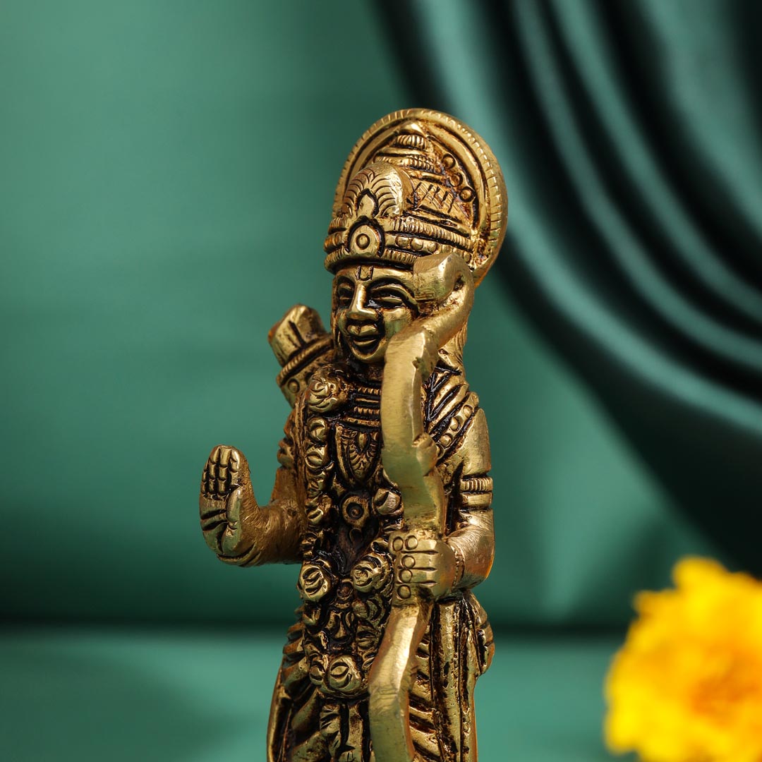 Brass Superfine Lord Ram Idol (4.5 Inch)