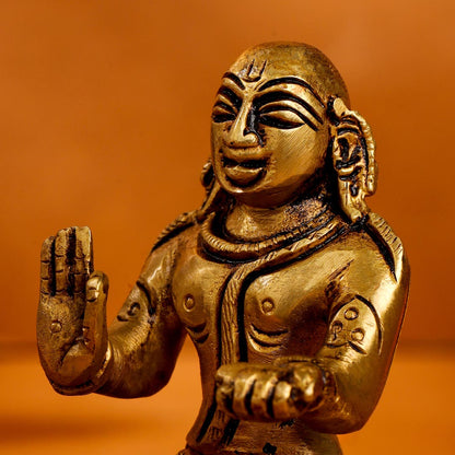 Brass Superfine Swami Ramanuja Idol (4 Inch)