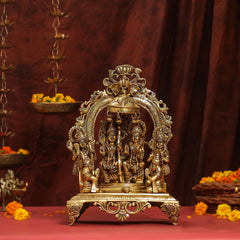 Brass Superfine Majestic Ram Darbar Statue (17 Inch)