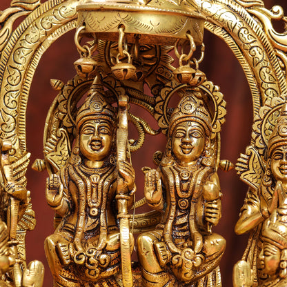 Brass Superfine Majestic Ram Darbar Statue (17 Inch)