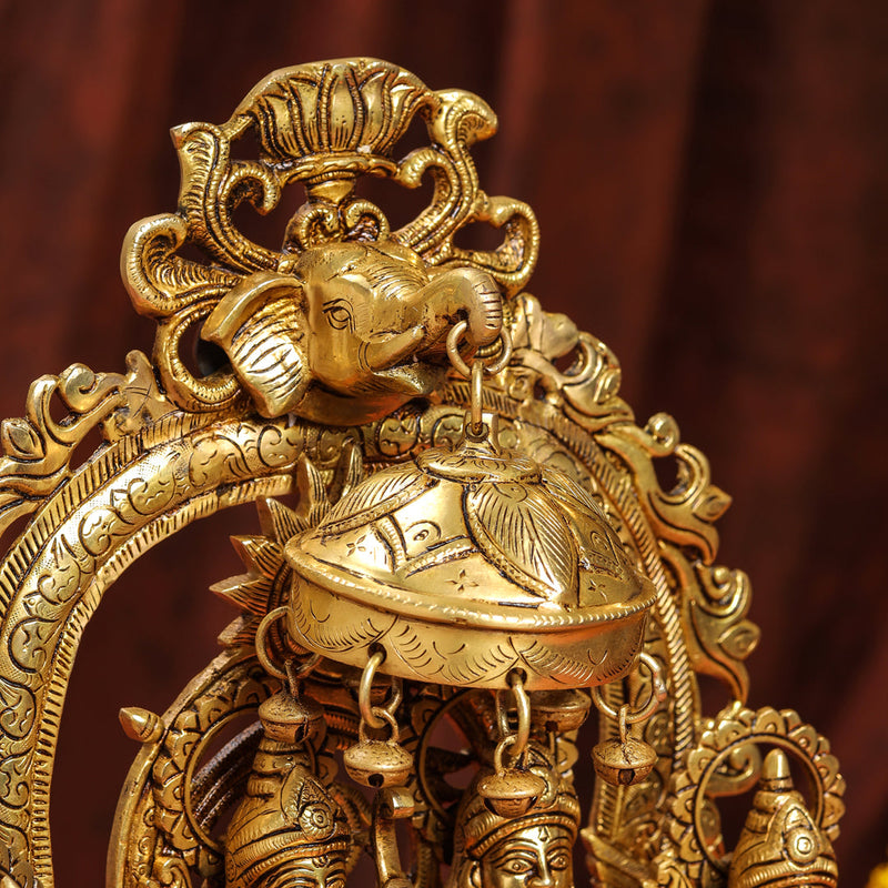 Brass Superfine Majestic Ram Darbar Statue (17 Inch)