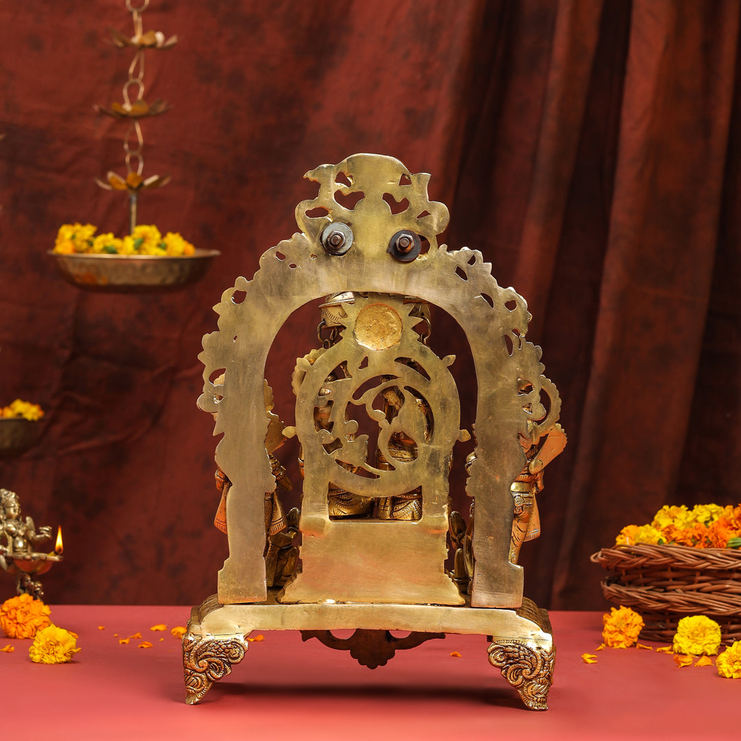 Brass Superfine Majestic Ram Darbar Statue (17 Inch)