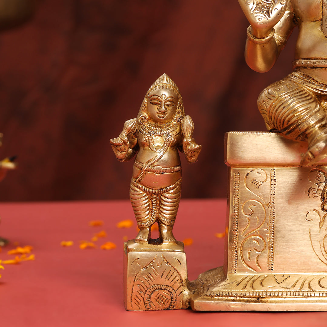 Brass Kuber And Lakshmi Idol (12 Inch)