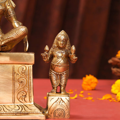 Brass Kuber And Lakshmi Idol (12 Inch)